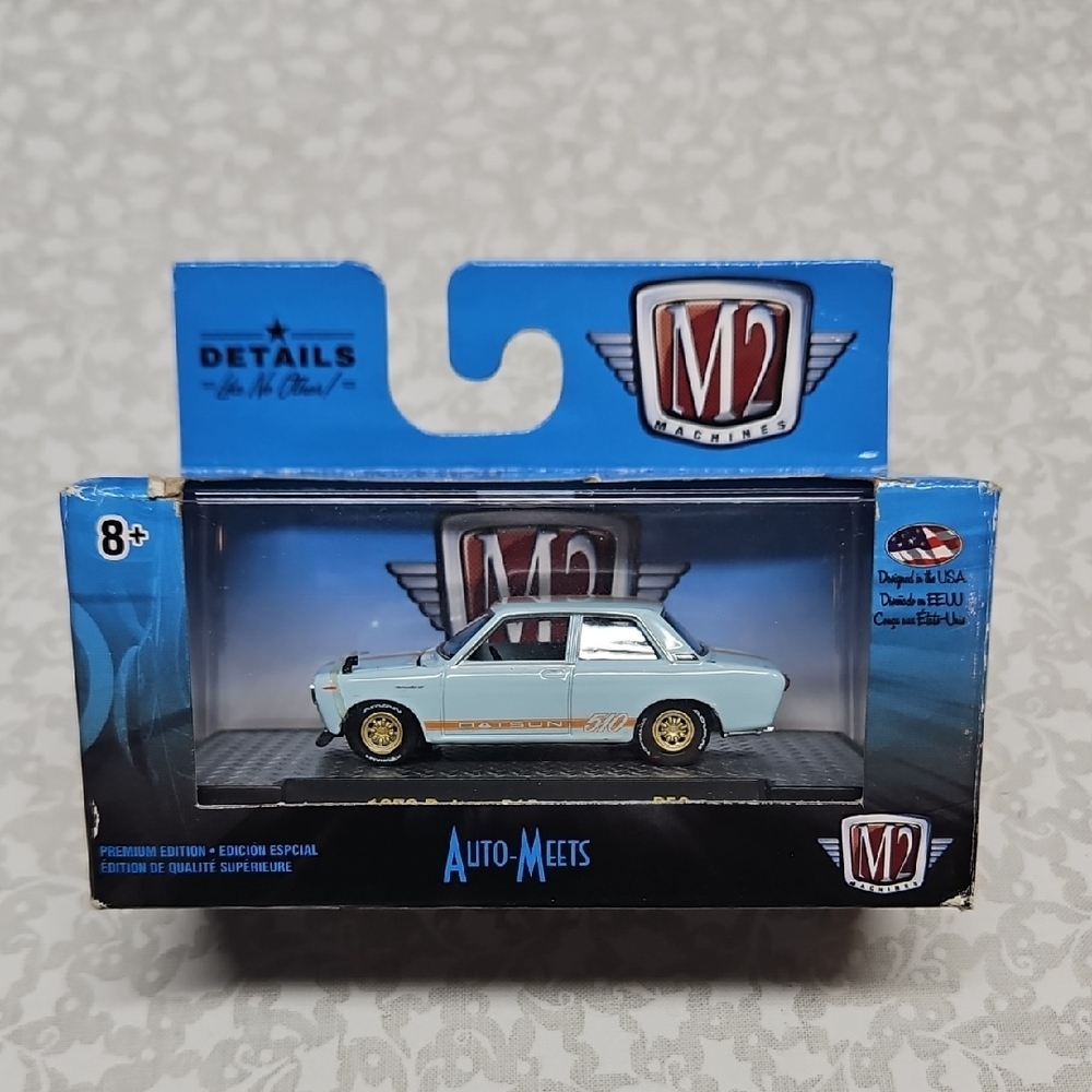 2019 M2 Machines 1970 Datsun 510 Premium Die-cast Car R50 19-39
